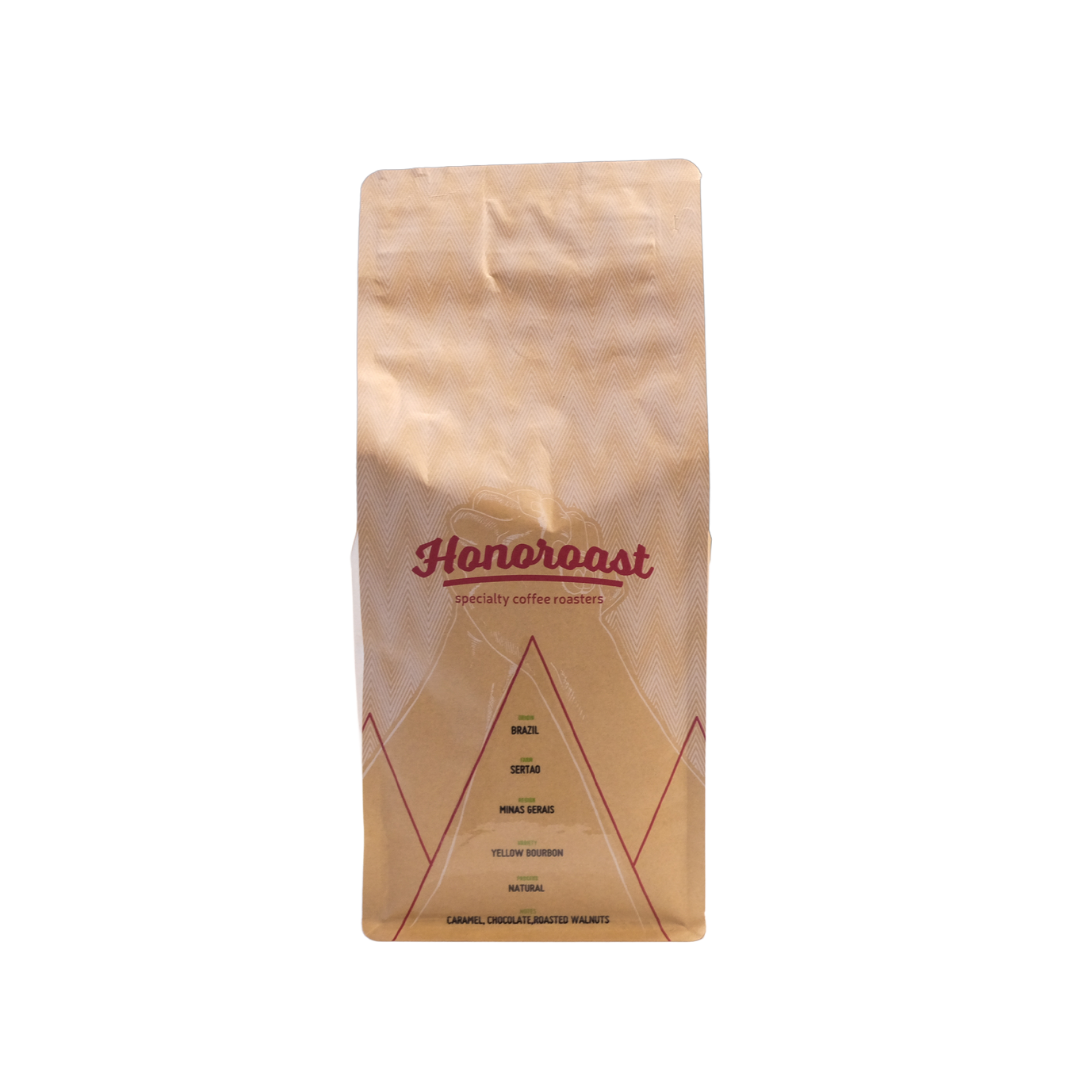 Honoroast Brazil Fazenda Sertao Natural 1kg Flat White Specialty Coffee Qatar